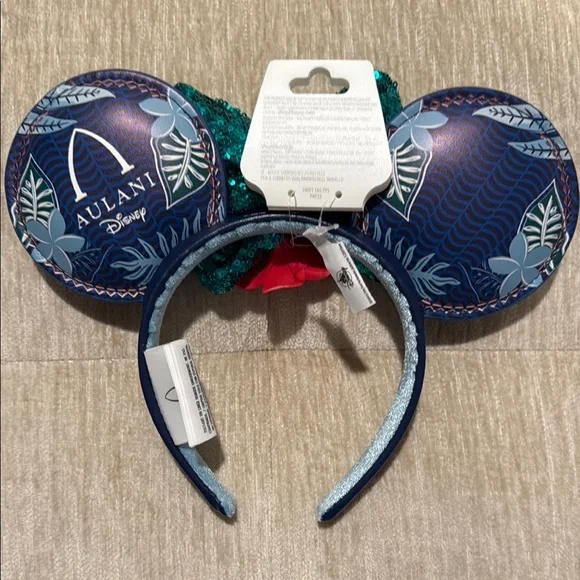Aulani Mickey / Minnie Mouse Sequin Ears Headband - Picture 3 of 10